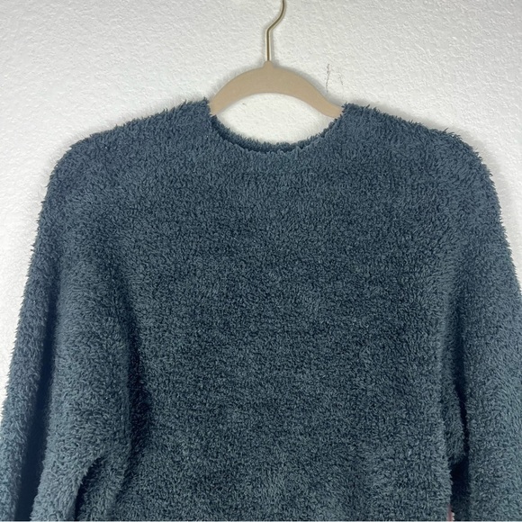 Skims sweater knit unisex black pullover crew neck soft size XXS/S - Picture 4 of 10